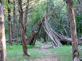 The Nest art installation in Billy Camp