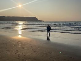 Sunset on the beach