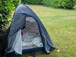 My little tent in my own space.
