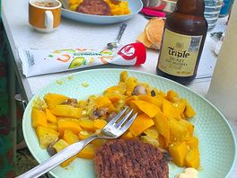 Hummm les bonnes courgettes a papy cuisiner directement sur place 🤤, la vie quoi.