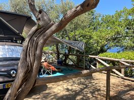 Campingplek zeezicht