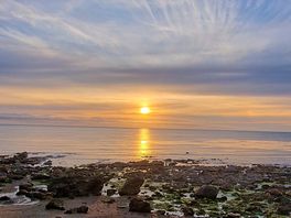 Sunset on the beach