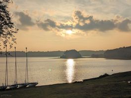 Sunset at lake