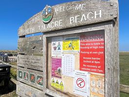 The beach