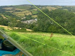 View from tent but even better in real life!