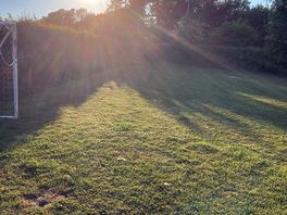Sunset in the site