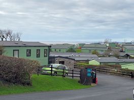 View of the caravan park