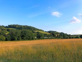 View from field above the campsite