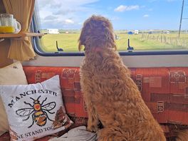 A lovely view out of the motorhome