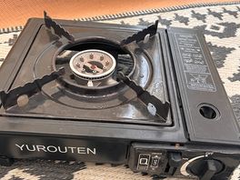Camp stove instead of log burner