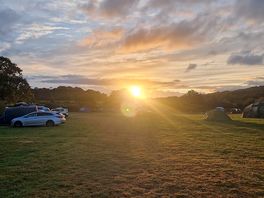 Sunrise at the campsite