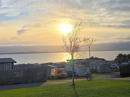 The view from my seat in my campervan