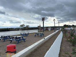 View of the ferry from the pub
