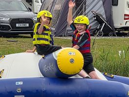 Aqua park great for kids and adults