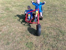 Boys loved the go-carts