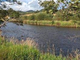 River just 2 minutes from campsite