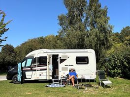 Grass pitch with electric hook up