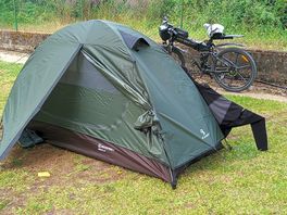 Fue la zona donde he acampado, para que podais ver el bosque atras muy bueno para running o pasear