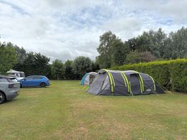 Pitches 2 & 3 with electric hook up. for reference - this is a very large 6 man air tent