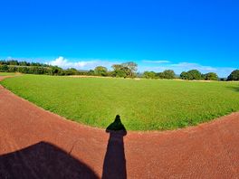 Panoramic view of site
