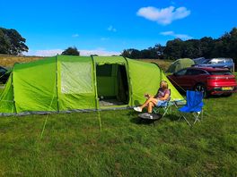 Great weather at the time but that's camping never know when it can change