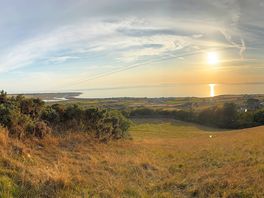Another picture of sunset above filed