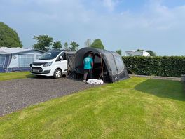 Our camper van with awning