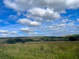 Fields and hills around