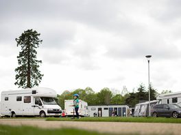 Touring caravan pitches & some facilities at Castlewood Holiday Park, Antrim