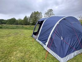 Our tents beautiful view for two nights.