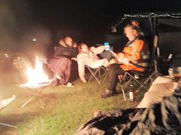 Campfire and marshmallows yum