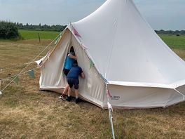 Bell tent excitement