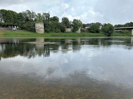 View from the river bank