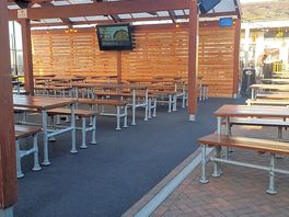 Undercover outdoor bar area