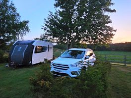 A lovely night sky at the bungalow caravan site