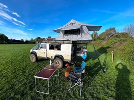 Camp set up ready for lovely weekend..... 😍