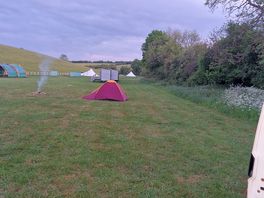View from campervan