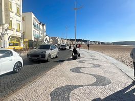 Nazare sea front.