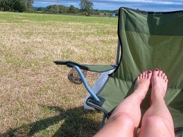 Relaxing whilst the boys explore 😎