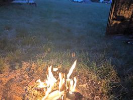Keeping warm late into the evening
