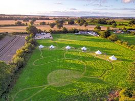 Bell tents and The Old Goat Cafe