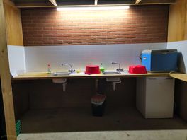 Washing up area