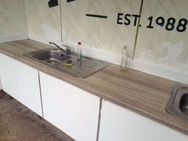 Sinks not cleaned in 3 days, empty bottles left for the 3 days i was there.