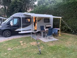 All set up for our 4 night stay