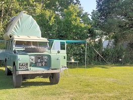 Our pitch and setup for our 2 night stay.