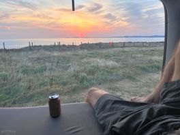 View from camping place