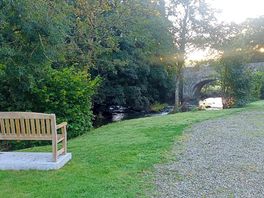 Lovely setting to watch the sunset at the far end of the site