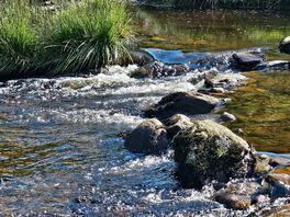 River at the base of devils staircase