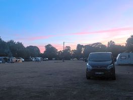 Sunset at camp