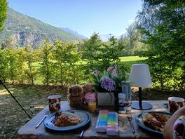 From our pitch. what a breakfast view